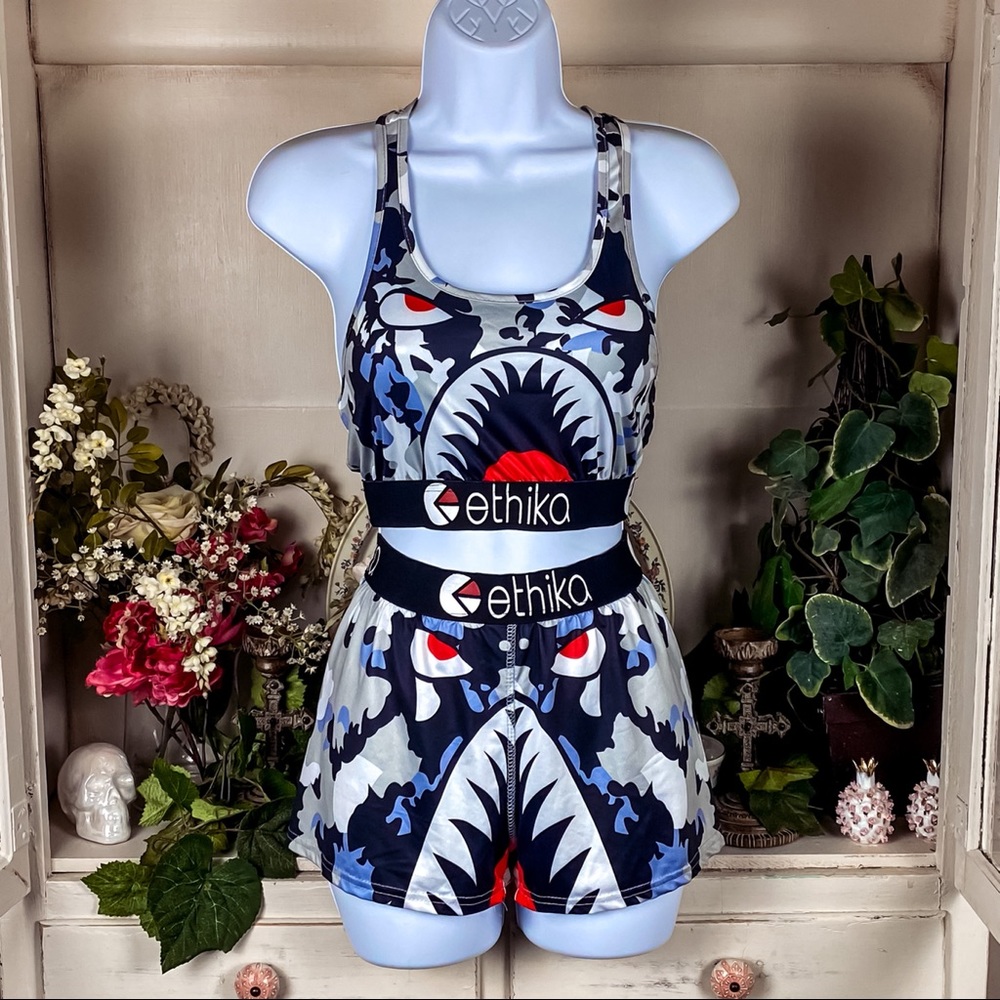 Ethika Women's Sports Bra And Shorts Set